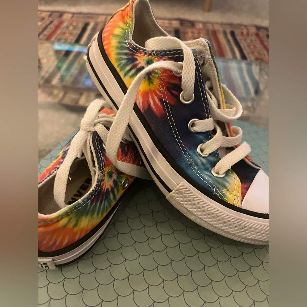 Converse Allstars Kids Tie-Dye Sneakers - Multicolor Sz 12T Chuck Taylor Classic